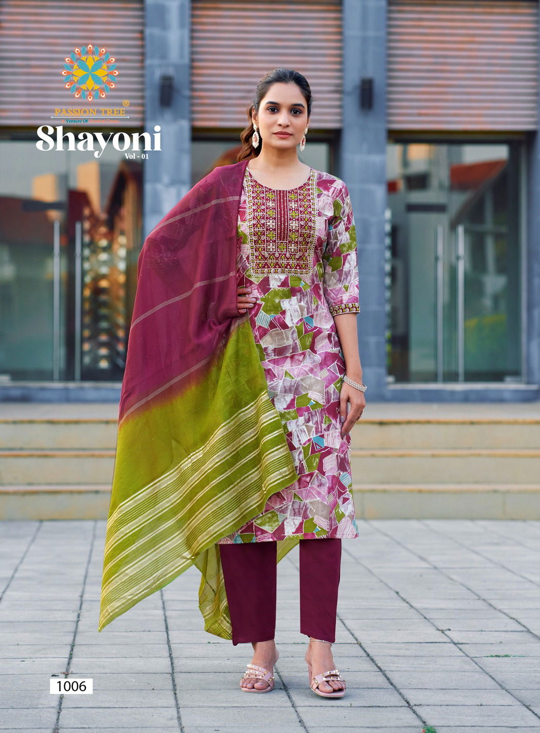 Shayoni Vol 1 By Passion Tree Rayon Kurti With Bottom Dupatta Wholesale In India